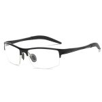 Custom Mens Aluminum Semi-Rimless Sports Prescription Glasses Frames - Image 6