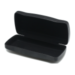Black PU Leather Hard Shell Eyeglass Case Iron Clamshell Glasses Box - Image 7