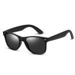 2140 Wayfarer Polarized Sunglasses_Matte Black